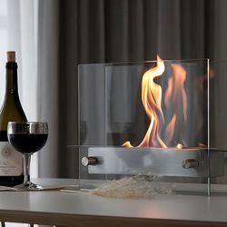 indoor outdoor portable bioethanol tabletop fire pit