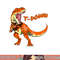 Cleveland Dinosaur Tyrannosaurus Rex Football Touchdown Kids png, sublimation copy.jpg