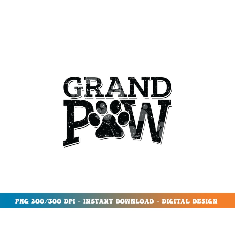 Grandpaw Dog Grandpa Shirts Grand Paw Gifts Men Dad Father png, sublimation copy.jpg