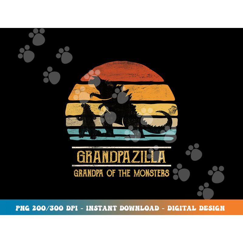 Grandpazilla Grandpa Of Monsters Retro Halloween Christmas png, sublimation copy.jpg