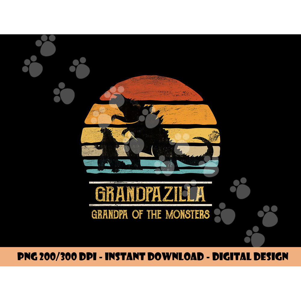 Grandpazilla Grandpa Of Monsters Retro Halloween Christmas png, sublimation copy.jpg