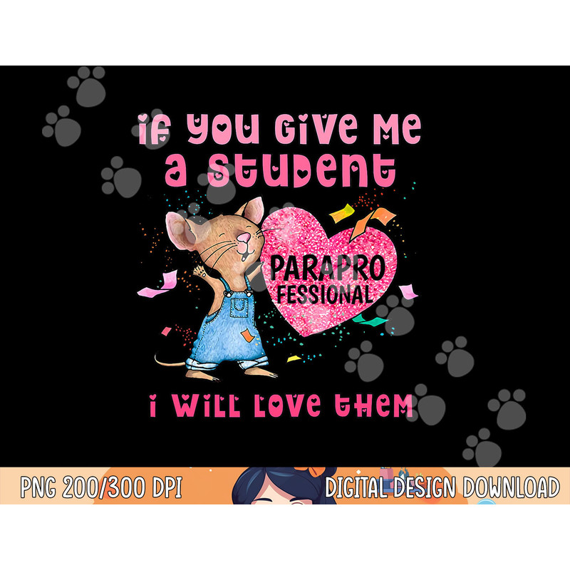 Paraprofessional Teacher Cute Heart Valentine s Day png, sublimation copy.jpg