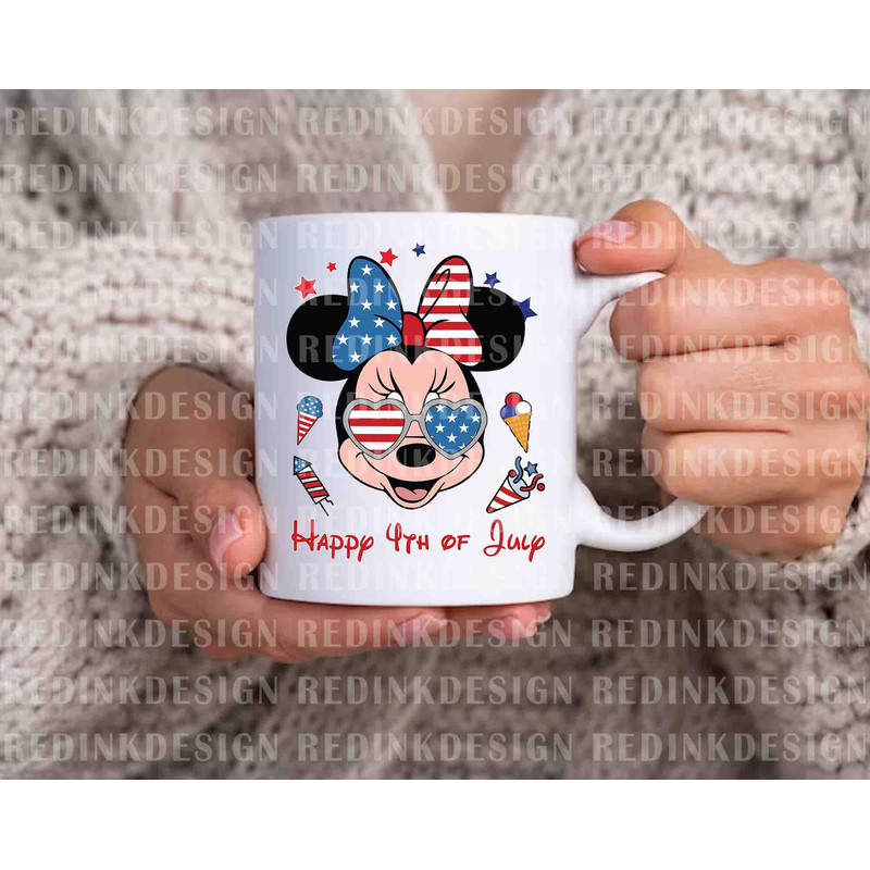 Mouse Fourth of July Svg, Happy 4th of July Svg, Fourth Of July Svg, America, American Flag Svg, Independence Day Svg, Digital Download - 3.jpg