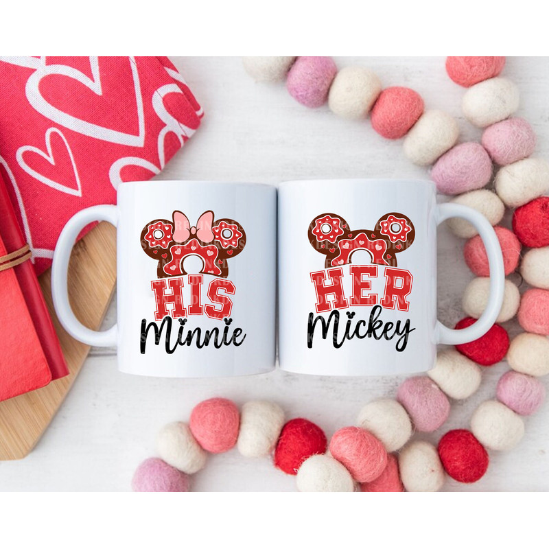 Mouse Love Bundle Svg, Mouse Donut Svg, Funny Valentine's Day, Valentine's Day, Mouse Valentine Svg, Valentines Couple shirt SVG File - 2.jpg