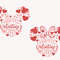 Mouse Love Doodle Bundle Svg,Funny Valentine's Day, Valentine's Day, Mouse Valentine Svg, Mouse And Lover, Valentines Couple shirt SVG File - 1.jpg