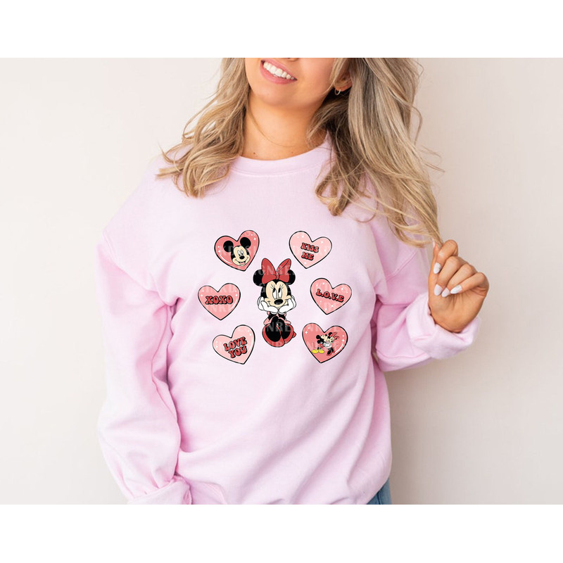 Mouse Love Svg, Mouse Valentine Svg, Funny Valentine's Day, XOXO Candy Heart, Retro Valentines Svg, Valentines Couple shirt SVG File - 4.jpg