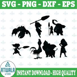 moana svg cut files, instant download, printable vector clip arts,moana svg  print, for cutting machines, moana bundle