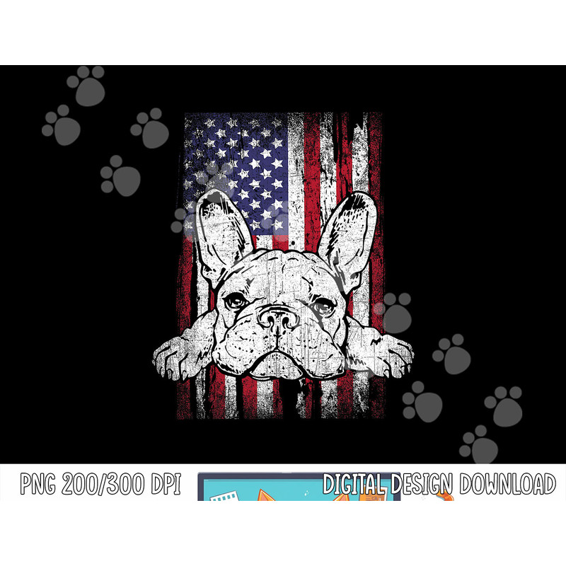 Patriotic French Bulldog American Flag Dog png, sublimation copy.jpg
