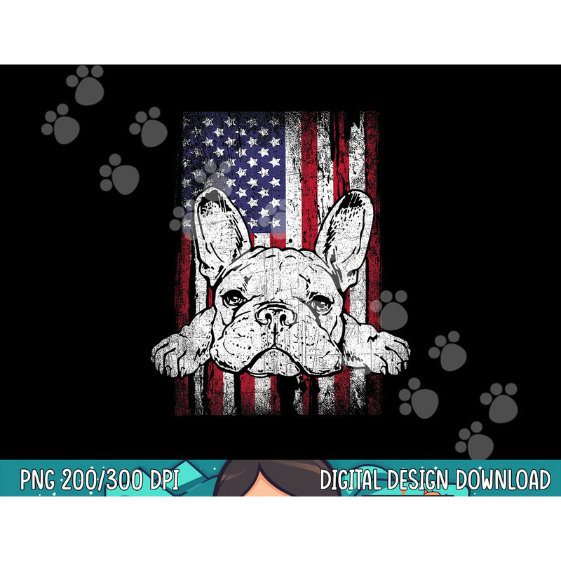 Patriotic French Bulldog American Flag Dog png, sublimation copy.jpg