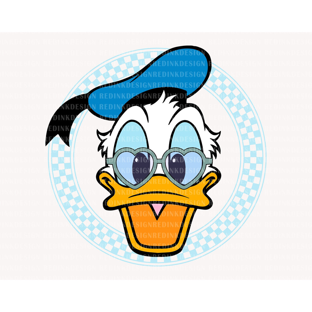 Retro Duck With Heart Sunglasses Svg, Magical and Fabulous Svg, Family Vacation Svg, Magical Kingdom Svg, Family Trip Shirt, Vacay Mode Svg - 1.jpg