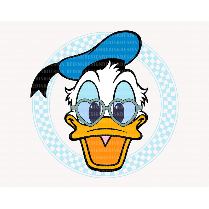 Retro Duck With Heart Sunglasses Svg, Magical and Fabulous Svg, Family Vacation Svg, Magical Kingdom Svg, Family Trip Shirt, Vacay Mode Svg - 1.jpg