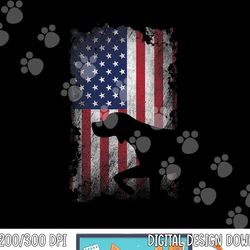 patriotic german shorthaired pointer american flag gsp dog png, sublimation copy