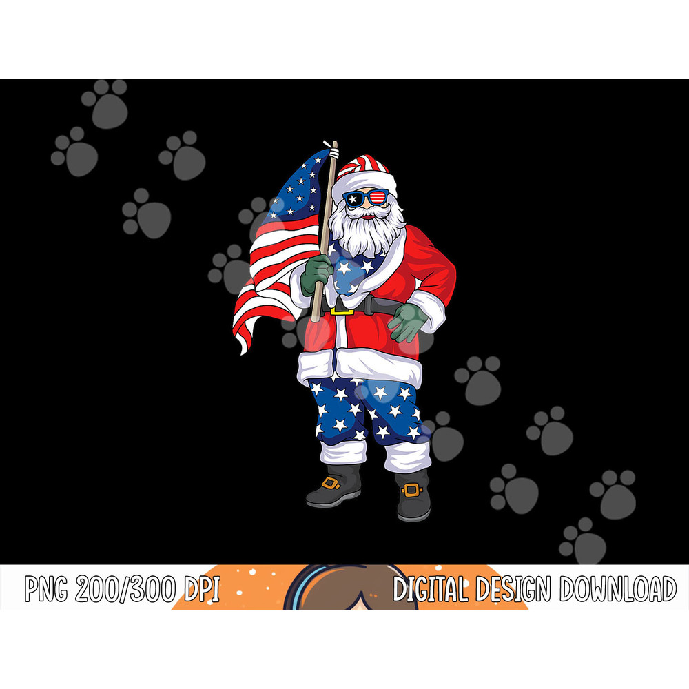Patriotic Santa American Christmas 4th Of July Santa png, sublimation copy.jpg