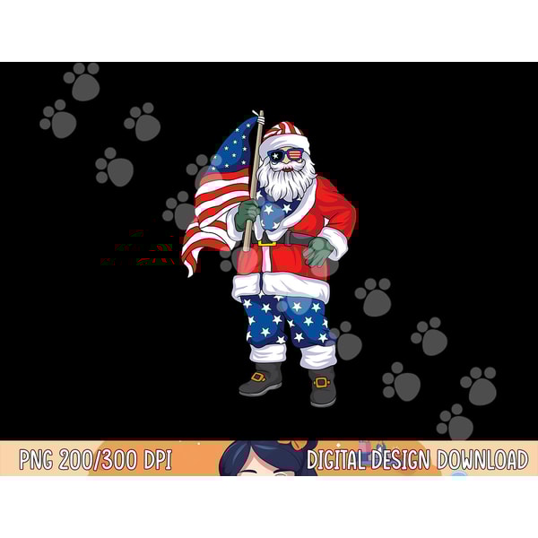 Patriotic Santa American Christmas 4th Of July Santa png, sublimation copy.jpg