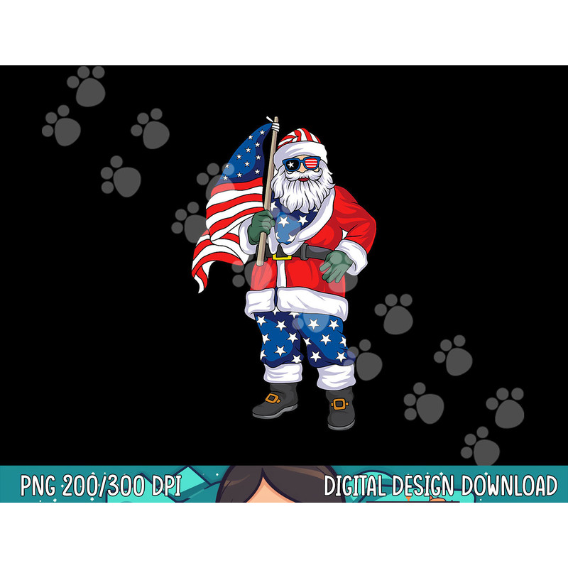 Patriotic Santa American Christmas 4th Of July Santa png, sublimation copy.jpg