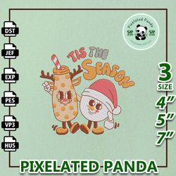 retro christmas embroidery designs, tis the season embroidery designs, merry christmas embroidery, winter embroidery fil