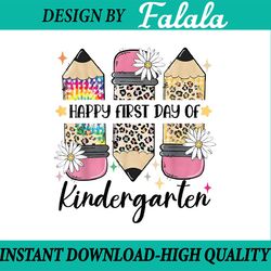 first day kindergarten teacher leopard pencil back to school png, first day of school png, back to school png, digital d