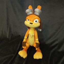 Custom plush toy. Daxter from Jak and Daxter plush. 12 inches doll.