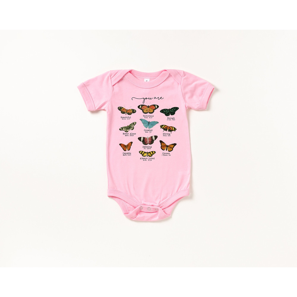 Bible Verse Butterfly Toddler Shirt, Christian Shirts for Kids, Jesus Youth Shirt, Toddler & Youth Tee - 3.jpg