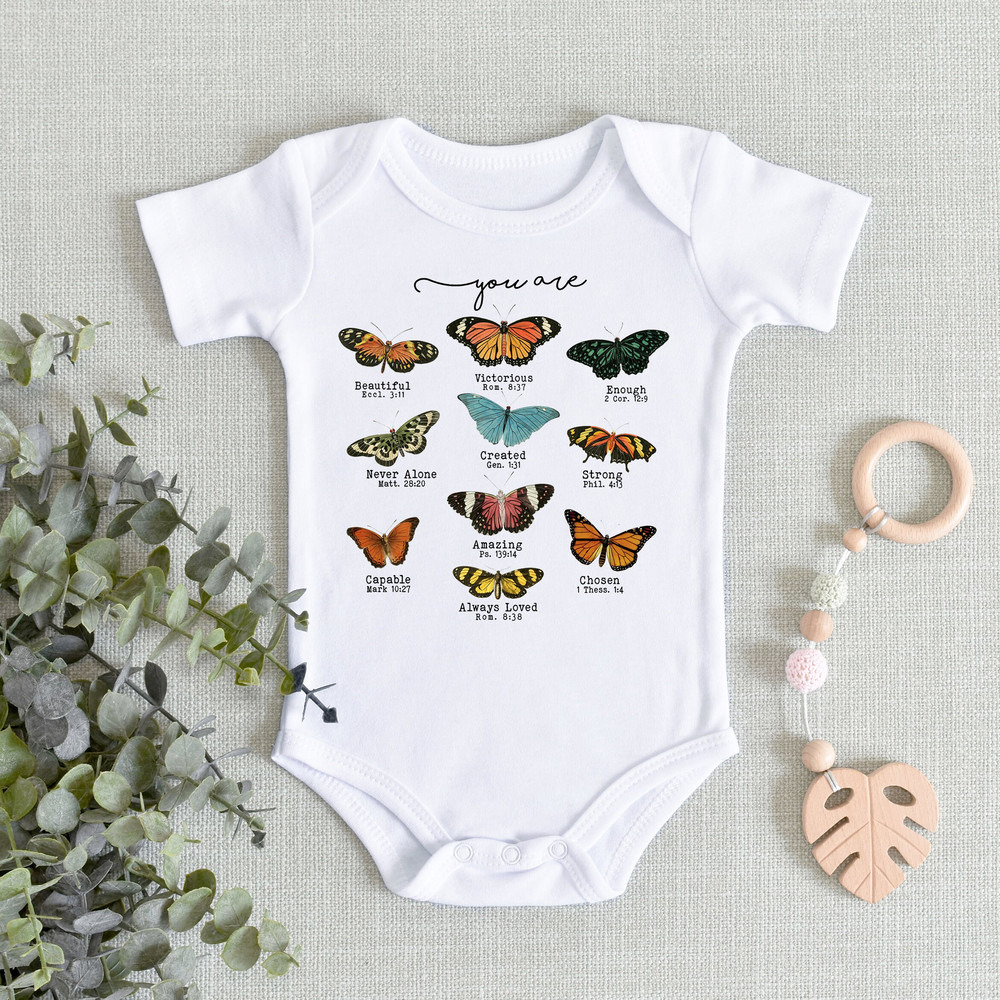 Bible Verse Butterfly Toddler Shirt, Christian Shirts for Kids, Jesus Youth Shirt, Toddler & Youth Tee - 4.jpg