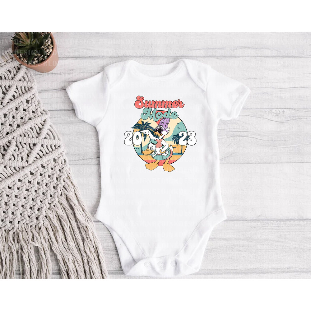 Retro Summer Mode Svg, Summer Trip Svg, Cute Duck Svg, Vacay Mode Svg, Magical Kingdom Svg, Summer Vibes Svg, Family Trip Shirt Svg - 2.jpg