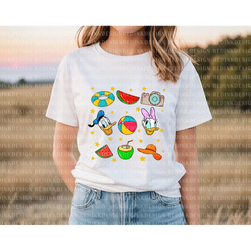 Retro Summer Vibes Svg, Summer Vacation Svg, Family Trip Svg, Magical Kingdom Svg, Cute Duck Svg, Vacay Mode Svg, Family Trip Shirt Svg - 2.jpg