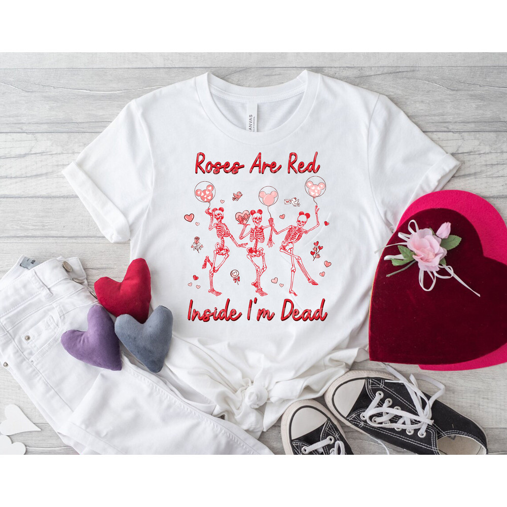 Roses Are Red Inside I'm Dead Svg, Dancing Skeleton Svg, Funny Valentine's Day, Skeleton Pink, Valentine's Day Svg, Holiday Season SVG Files - 3.jpg