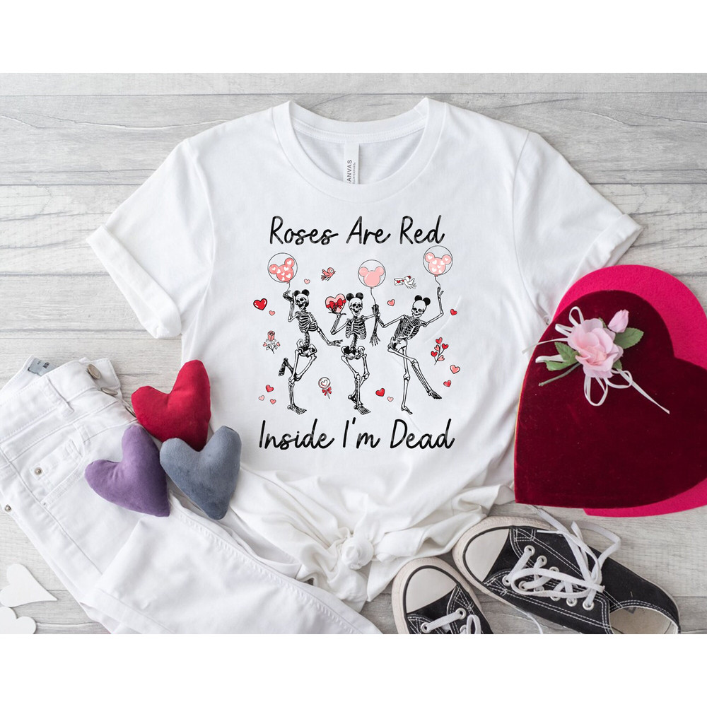 Roses Are Red Inside I'm Dead Svg, Dancing Skeleton Svg, Funny Valentine's Day, Skeleton Heart, Valentine's Day Svg, Holiday Season SVGFiles - 3.jpg