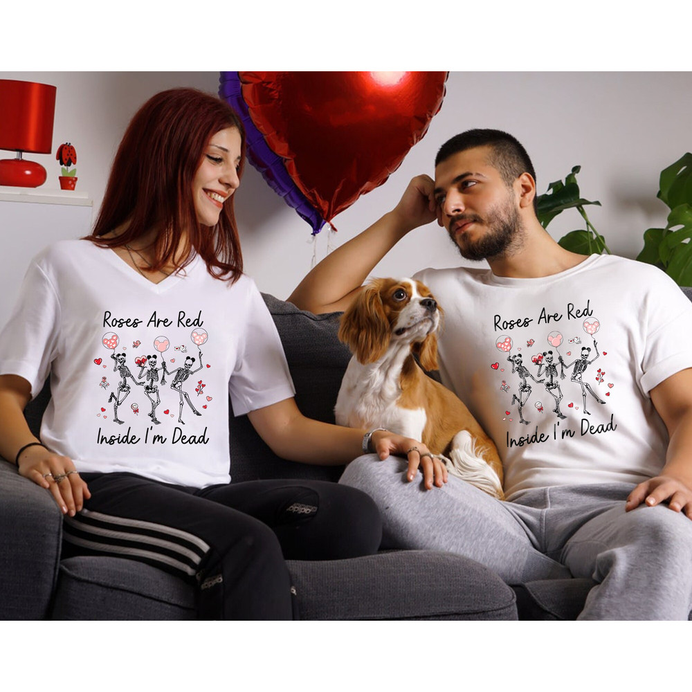 Roses Are Red Inside I'm Dead Svg, Dancing Skeleton Svg, Funny Valentine's Day, Skeleton Heart, Valentine's Day Svg, Holiday Season SVGFiles - 4.jpg