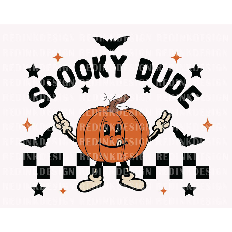 Spooky Dude SVG, Halloween Svg, Retro Fall Svg, Trick Or Treat Svg, Halloween Pumpkin Svg, Spooky Svg, Halloween Boy Kid Png - 1.jpg
