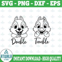 chip and dale svg, disney duo chip svg, dale svg, funny svg, disney clipart, disney svg, disney cut file, disney cricut