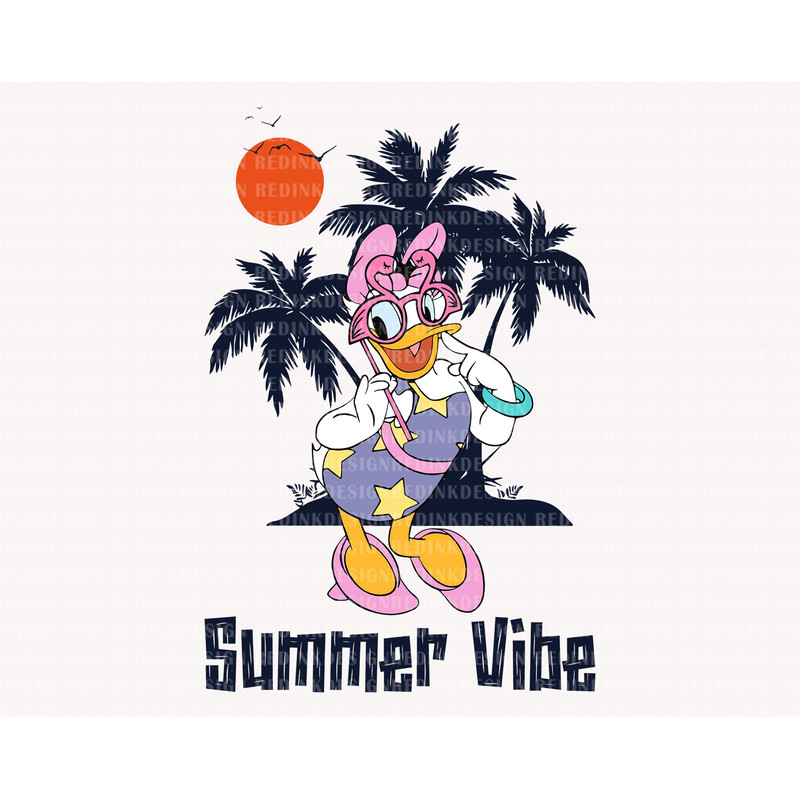 Summer Vibe Svg, Family Trip Svg, Cute Duck Svg, Summer Trip Svg, Magical Kingdom Svg, Colorful Vacay Mode Svg, Family Trip Shirt Svg - 1.jpg
