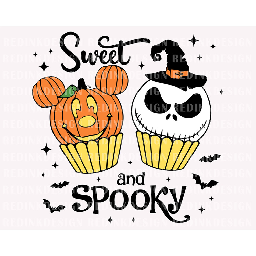 Sweet And Spooky SVG, Halloween Snacks Svg, Spooky Svg, Trick Or Treat Svg, Pumpkin Svg, Halloween Svg, Boo Svg, Spooky Svg Cut File - 1.jpg