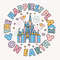 The Happiest Place On Earth Svg, Magical and Fabulous Svg, Family Trip, Colorful Vacay Mode Svg, Magical Kingdom Svg Png, Magic Castle Shirt - 1.jpg