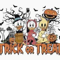 trick or treat svg, happy halloween svg, halloween duck svg,