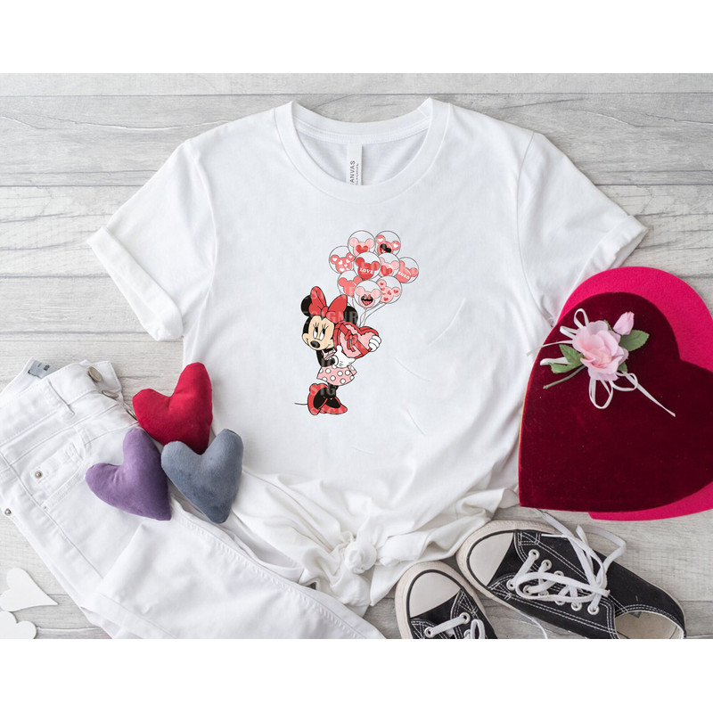 Valentine Balloon Svg, Funny Valentine's Day, Valentine's Day Svg, Mouse And Gift Svg, Mouse Love, Valentines Couple shirt SVG File - 3.jpg