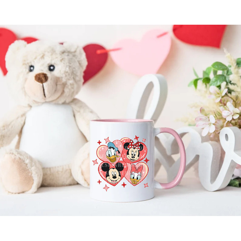 Valentine Mouse Candy Heart Svg, Character Face Svg, Mouse Valentines Svg, Family Trip, Mouse And Friends Svg, Retro Valentine Svg, SVG File - 4.jpg