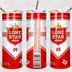 lone star beer can tumbler png, lone star beer can 20oz skinny tumbler sublimation designs png, drinks tumbler png