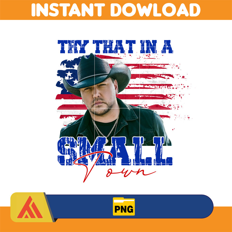 Try That In A Small Town Png, Cow Skull Small Town Png, Retro Country Shirt Png, Country Music, American Flag (7).jpg