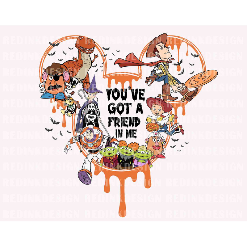 You've Got A Friend In Me PNG, Halloween Png, Halloween Masquerade Png, Trick Or Treat Png, Boo Png, Spooky Vibes Png, Instant Download - 1.jpg