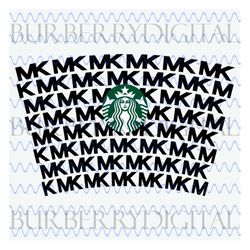 michael kors full wrap for starbucks cup svg, trending svg, mk starbucks cup, mk starbucks svg, starbucks wrap svg