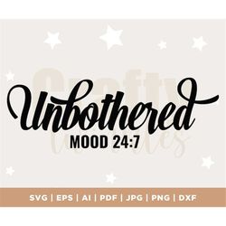 unbothered mood svg, png, jpg, black beautiful african american, melanin sublimation, design eps, dxf, melanin black pow