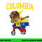 Colombia Soccer Colombian Football Dabbing png, sublimation copy.jpg