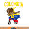 Colombia Soccer Colombian Football Dabbing png, sublimation copy.jpg