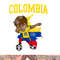 Colombia Soccer Colombian Football Dabbing png, sublimation copy.jpg