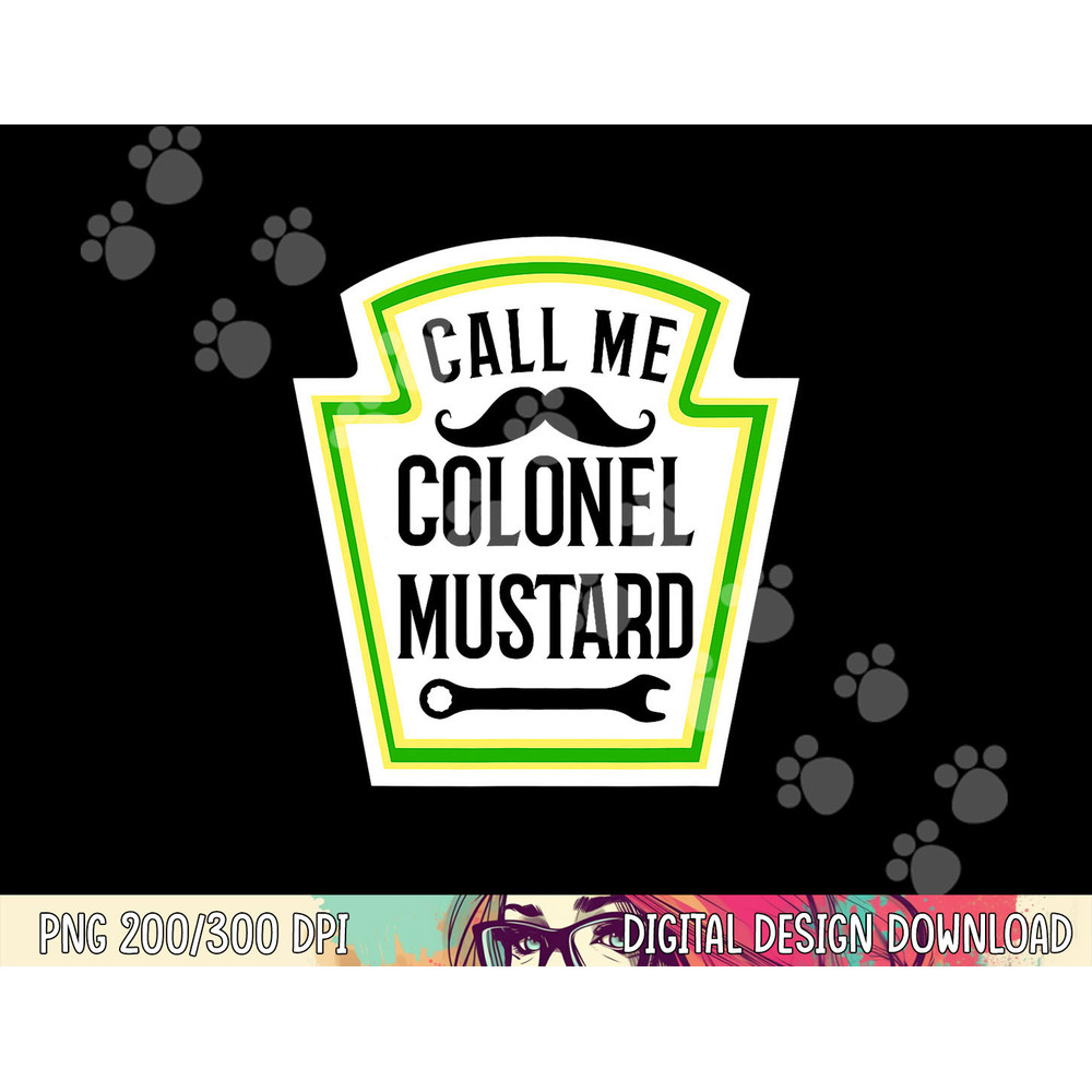 Colonel Mustard Funny Halloween Mustard Costume png, sublimation copy.jpg