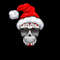 Christmas Hat Santa Sugar Skull 1.jpg