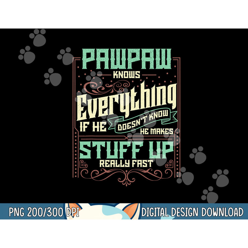 Pawpaw Knows Everything Funny Pawpaw Fathers Day Gifts png, sublimation copy.jpg
