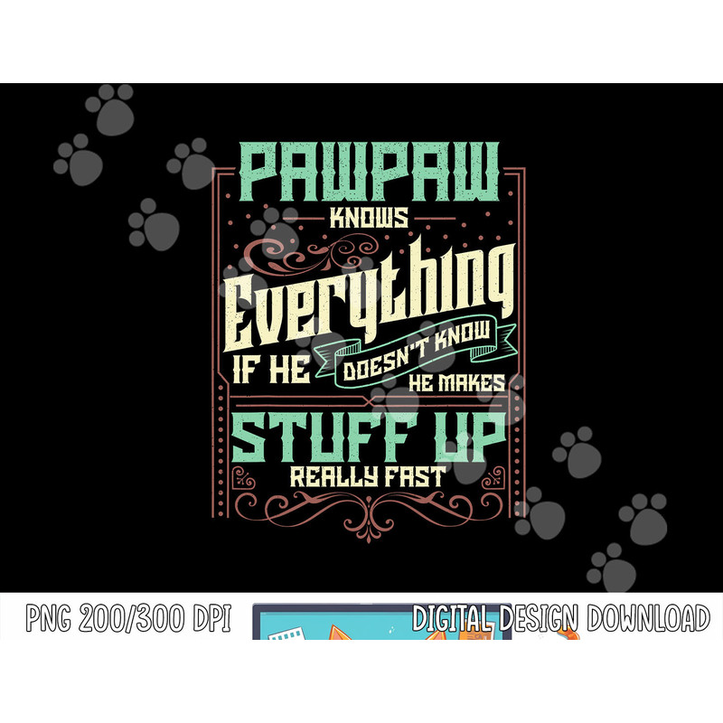 Pawpaw Knows Everything Funny Pawpaw Fathers Day Gifts png, sublimation copy.jpg