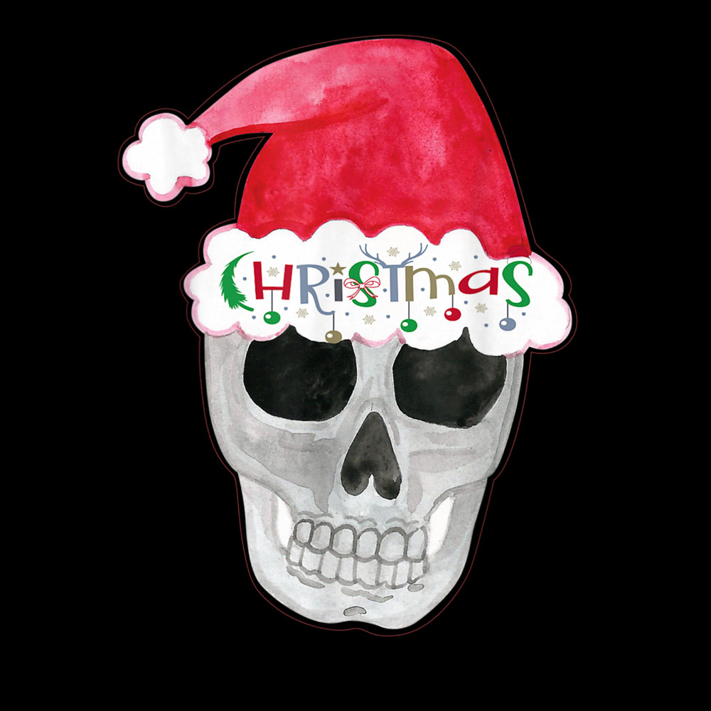 Christmas Skull Santa Claus Hat Funny Christmas Gifts Men 39 S 5.jpg